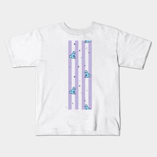 BT21 Koya Striped Pajamas Pattern Kids T-Shirt